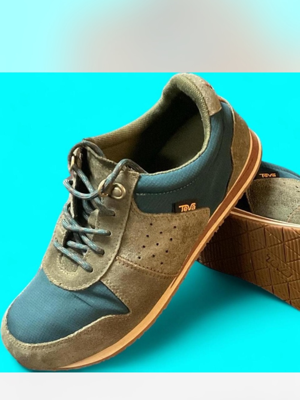 TEVA ‘Highside 84’ Suede Colorblock Sneakers